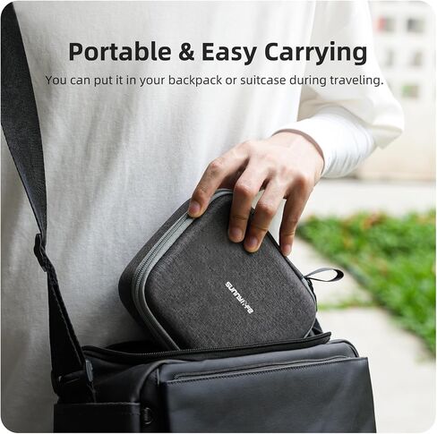 Travel Case for DJI Osmo Pocket 4 Creator Combo Accessories | Carrying Storage Bag for Osmo Pocket 4/3 Vlog Camera / Mic Mini 3 2 / Battery Handle / Mini Tripod / and Fill Light in Kuwait