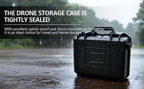 HESOYAM portable hard case for DJI Flip | holds Fly More kit, RC 2, RC N3/N2, batteries, charging hub & drone accessories in Kuwait