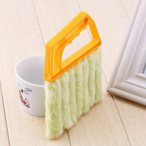 Generic Mini Blind Cleaner Brush Fast and Easy to Use Washable Rust Proof for All Types of Blinds with Rollers for in Kuwait