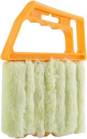 Generic Mini Blind Cleaner Brush Fast and Easy to Use Washable Rust Proof for All Types of Blinds with Rollers for in Kuwait