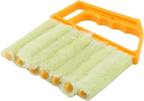 Generic Mini Blind Cleaner Brush Fast and Easy to Use Washable Rust Proof for All Types of Blinds with Rollers for in Kuwait