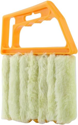 Generic Mini Blind Cleaner Brush Fast and Easy to Use Washable Rust Proof for All Types of Blinds with Rollers for in Kuwait