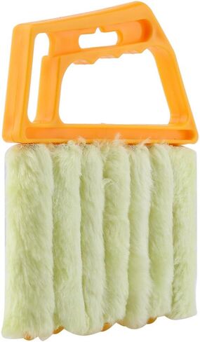 Generic Mini Blind Cleaner Brush Fast and Easy to Use Washable Rust Proof for All Types of Blinds with Rollers for in Kuwait