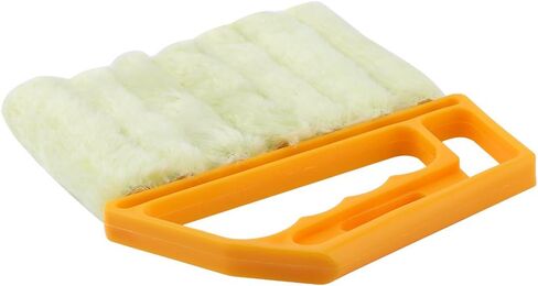 Generic Mini Blind Cleaner Brush Fast and Easy to Use Washable Rust Proof for All Types of Blinds with Rollers for in Kuwait