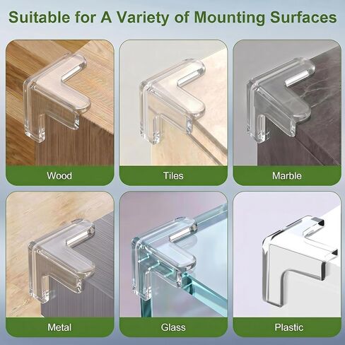 36 Pack Corner Protector Baby, Clear Table Corner Protectors Baby Proof Corners and Edges Furniture Covers & Edge Safety Bumpers Guards for Baby Proofing, Sharp Edges in Kuwait