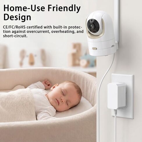 5.9V Power Charger Compatible with Infant Optics DXR-8 / DXR-8 PRO Camera Unit Power Adapter (Not for All Monitor Unit Power Cords) in Kuwait
