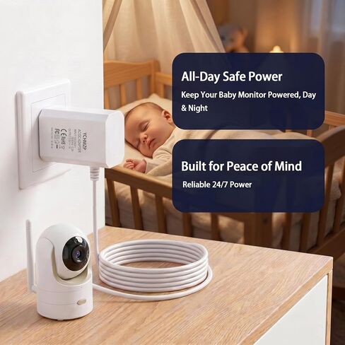 5.9V Power Charger Compatible with Infant Optics DXR-8 / DXR-8 PRO Camera Unit Power Adapter (Not for All Monitor Unit Power Cords) in Kuwait