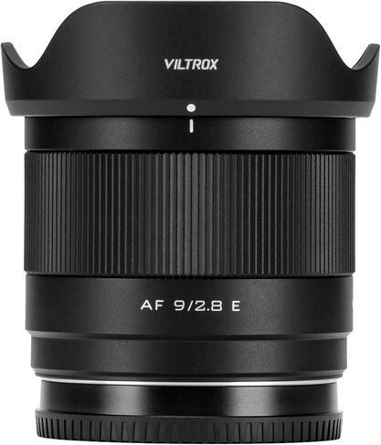 VILTROX 9mm F2.8 E, AF 9mm F2.8 E Mount Lens for Sony E, APS-C Prime Wide Angle Lens for Sony a6400 a6500 a6600 ZV-E10 FX30 a93 ZV-E10II a7Ⅲ a7RⅢ a7Ⅳ a7RⅣ a7CII in Kuwait