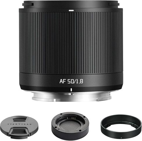 TTARTISAN AF 50mm F1.8 Neo Full Frame Lens, Prime Lens for L Mount Cameras | Autofocus, Lightweight Design, Large Aperture, Compatible with Sigma FP, FPL, Compatible with Panasonic S1RII, S5, S5M2, S9 in Kuwait