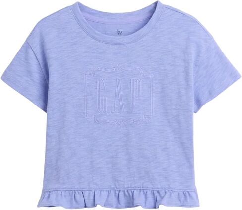 Gap Baby Girls' Ruffle Hem Logo Tee in Kuwait