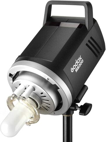 Godox MS300 300WS GN58 Flash Studio Strobe Monolight with Bowens Mount,Built-in Godox 2.4G Wireless System,0.1～1.8S Recycle time, Anti-Preflash, 1/32 to 1/1 Power Output,150W Modeling Lamp in Kuwait