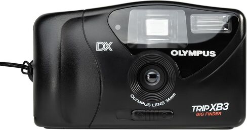 Olympus Trip XB3 35mm P&S Film Camera w/Olympus Lens 34mm - Red-Eye Reduction, Auto Flash & Self Timer (Renewed) in Kuwait