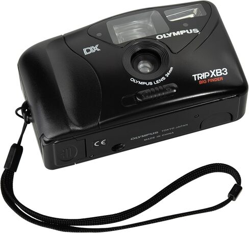 Olympus Trip XB3 35mm P&S Film Camera w/Olympus Lens 34mm - Red-Eye Reduction, Auto Flash & Self Timer (Renewed) in Kuwait