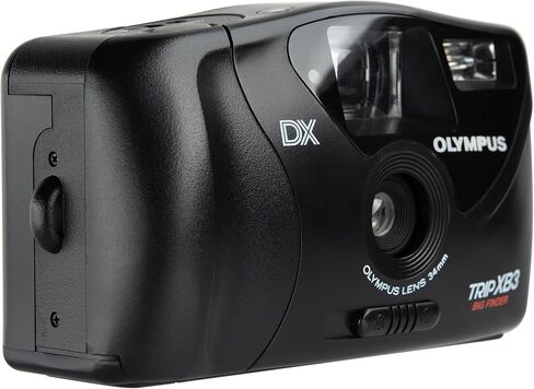 Olympus Trip XB3 35mm P&S Film Camera w/Olympus Lens 34mm - Red-Eye Reduction, Auto Flash & Self Timer (Renewed) in Kuwait