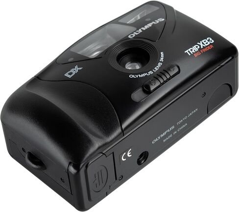 Olympus Trip XB3 35mm P&S Film Camera w/Olympus Lens 34mm - Red-Eye Reduction, Auto Flash & Self Timer (Renewed) in Kuwait