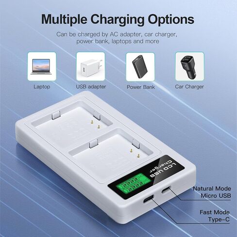 2-Packs 2440mAh Battery and Charger for Arlo Pro/Pro 2 | Compatible with VMC4030 VMC4030P VMS4230 VMS4430 VMS4530 VMS4430P VMS4530P-100NAR VMA4400 Security Camera in Kuwait