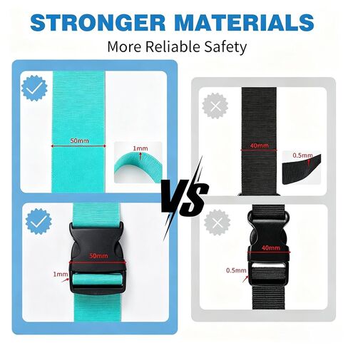 Yosoai Premium Neoprene Water Baby Carrier, Safer Wider 50mm Strap & 60mm Slide Lock Buckle, Ergonomic X+H Back Support, Quick Dry Land & Water Baby Carrier with Waterproof Phone Pouch in Kuwait