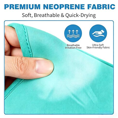 Yosoai Premium Neoprene Water Baby Carrier, Safer Wider 50mm Strap & 60mm Slide Lock Buckle, Ergonomic X+H Back Support, Quick Dry Land & Water Baby Carrier with Waterproof Phone Pouch in Kuwait