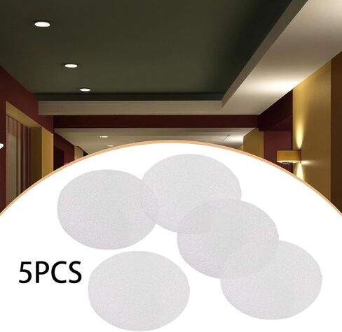 5 Pieces Downlight Lamp Protection Lighting Accessories Anti Glare Quick Install PP Suitable for Bedroom, L in Kuwait