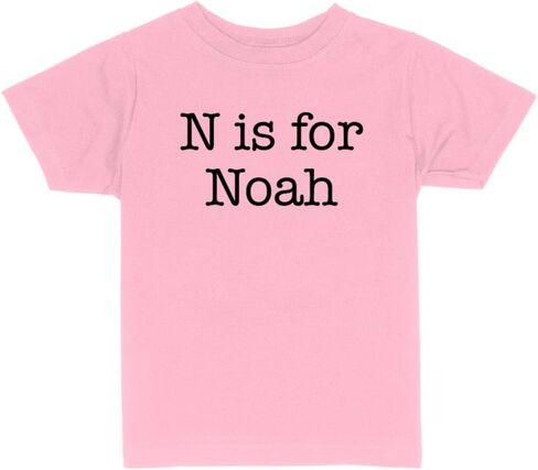 N is for Noah Toddler Kids T-Shirt in Kuwait