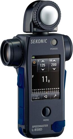 Sekonic L-858D Speedmaster Light Meter. L-858D. Digital Meter for Photographers and filmmakers. Elinchrom, Phottix, and PocketWizard Compatible. in Kuwait