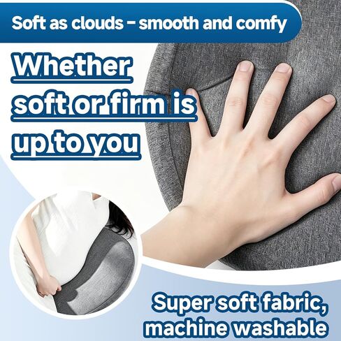 Pregnancy Pillows for Sleeping, Pregnancy Wedge Cushion, Memory Foam Support for Side Sleepers, Portable Lightweight, Soft to the Touch, for Back, Belly, and Hip Relief, Great for Expecting Mothers in Kuwait