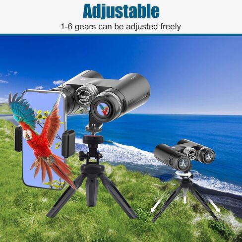 18x50 Professional Large View Binoculars for Adults with Upgraded Phone Adapter, Tripod and Tripod Adapter - Waterproof Binocular with BaK4 prisms for Bird Watching,Hiking,Outdoor Adventures in Kuwait
