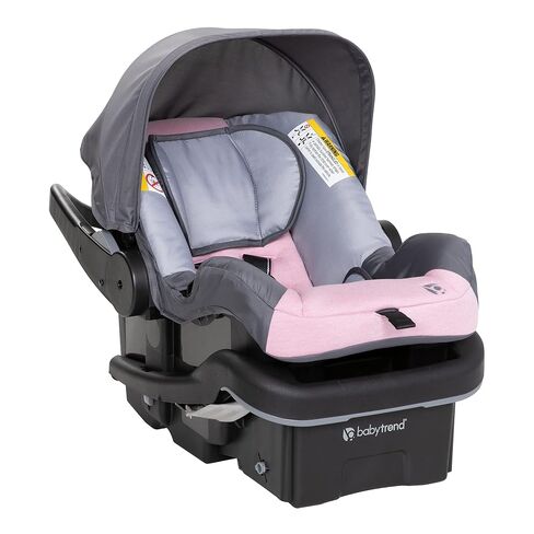 Baby Trend Passport Cargo Travel System, Pink Bamboo with Lil' Snooze Deluxe III Bassinet in Kuwait