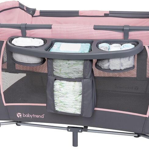 Baby Trend Passport Cargo Travel System, Pink Bamboo with Lil' Snooze Deluxe III Bassinet in Kuwait