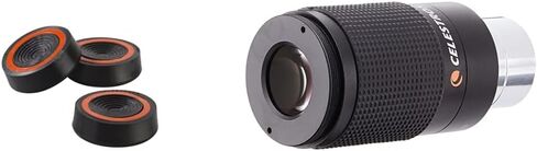 Celestron Vibration Suppression Pads & Zoom Eyepiece for Telescope - Versatile 8mm-24mm Zoom for Low Power and High Power Viewing - Works with Any Telescope That Accepts 1.25" Eyepieces in Kuwait