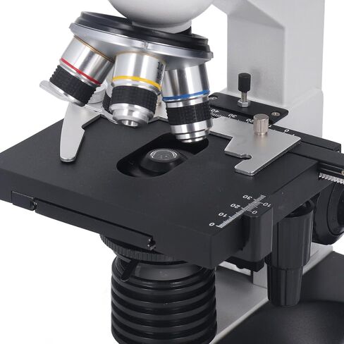 Biological Microscope, Professional Laboratory Equipment 40X-5000X for Students in in Kuwait