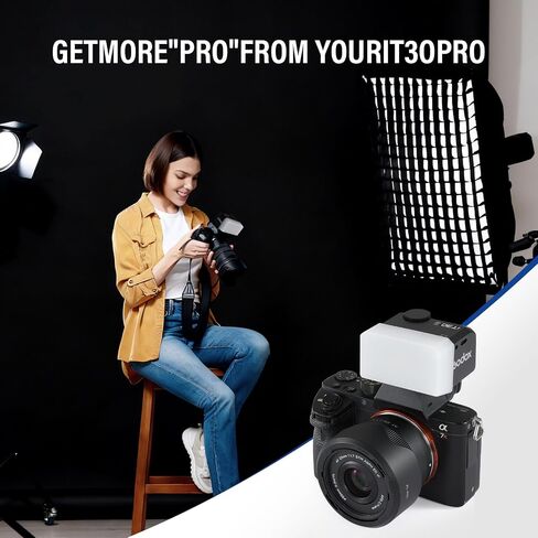 Soonpho Diffuser for Godox IT30Pro (2-Pack)—Soft Lighting with No Harsh Glare,Easy Snap-On Installation,Compatible with IT30ProS/IT30ProF/IT30ProC/IT30ProN/IT30ProO for Photography in Kuwait