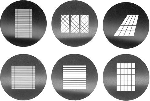 Godox SA-09-004 GOBO Set for S30 Focusing LED Light - 6 Precision Metal Gobos for Creative Projection, Dynamic Light Shaping, and Professional Background Effects with SA-P and SA-10 Compatibility in Kuwait