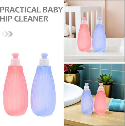 Portable Bidet Sprayer for Infants, 350ml Reusable Bum Cleaner Bottle, Handheld Travel Wash Spray for Personal Hygiene and Diaper Cleaning, 2pcs in Kuwait