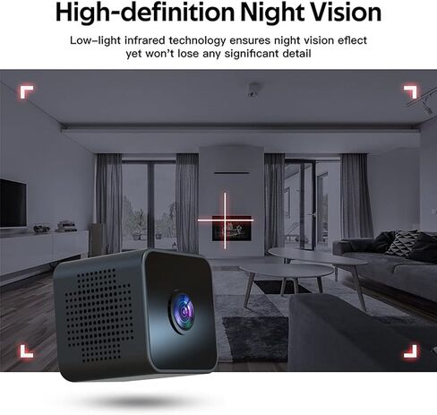 2K Security Cameras - Indoor Camer - Spy Cameras -Nanny Camera - WiFi Wireless Cam - HD Surveillance Cam - Home Camer for Pet/Baby - with Night Vision - -Motion Detection Surveillance Cameras in Kuwait