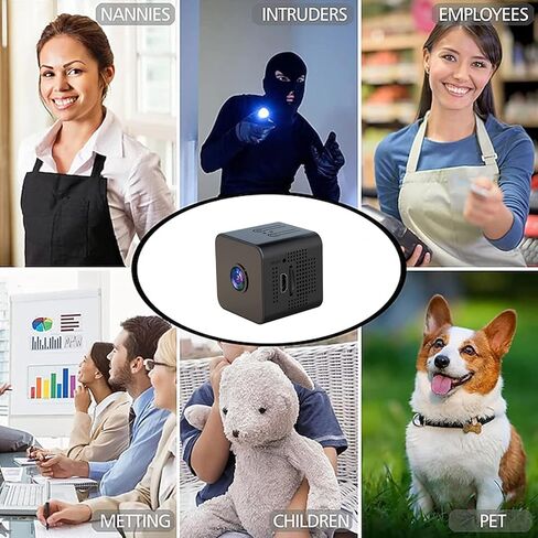 2K Security Cameras - Indoor Camer - Spy Cameras -Nanny Camera - WiFi Wireless Cam - HD Surveillance Cam - Home Camer for Pet/Baby - with Night Vision - -Motion Detection Surveillance Cameras in Kuwait