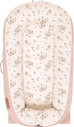 Konssy 100% Cotton Baby Lounger Cover Baby Nest Replacement Cover for Newborn Boys Girls Fits Dockatot Deluxe+ Docks Blossom (Cover Only) in Kuwait