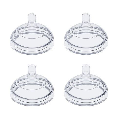 Silicone Nipples Compatible with Comotomo Bottles 5oz / 8oz, Anti-Colic Replacement Nipple for Baby 6m+, Fast Flow, BPA-Free, 4 Count in Kuwait