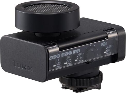 Panasonic Lumix DMS1 Digital Shotgun Microphone, 32 Bit Float, 4 Channel Audio, 6 Direction Modes, Wireless Connection, Wind and Shock Reduction, Includes Smart Carry Case in Kuwait