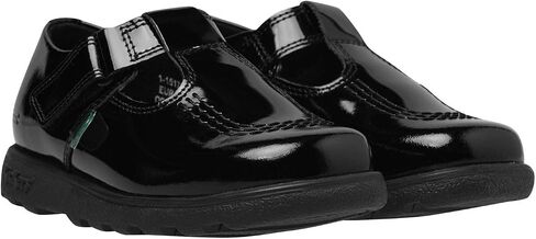 Kickers Infants Fragma T-bar School Shoes Black 2 in Kuwait
