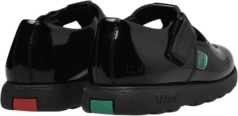 Kickers Infants Fragma T-bar School Shoes Black 2 in Kuwait