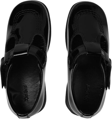 Kickers Infants Fragma T-bar School Shoes Black 2 in Kuwait