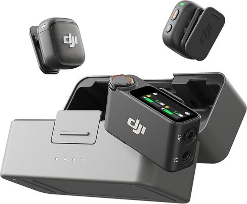 DJI Osmo Pocket 3 Creator Combo & DJI Mic 3 2-Person Wireless System | 1" CMOS, 4K 120fps, Wide-Angle Lens, Battery Handle, 32-Bit Float Audio, Timecode | Selfie Stick + Corel Software in Kuwait