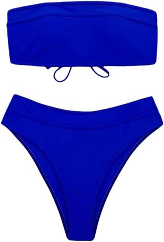 Women's Bikini Set Solid Color Sexy Bikini Set for Summer Beach in Kuwait