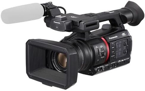 Panasonic AG-CX350 4K Camcorder Bundle + Accessory Package Including 64GB Extreme Memory, LED Video Light, Microphone, U-Grip, Filters, Software & More (25 Items) in Kuwait