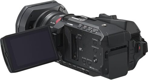 Panasonic HC-X1200 UHD 4K HDMI Camcorder with 24x Zoom Bundle + Accessory Package Including 64GB Extreme Memory, LED Video Light, Microphone, U-Grip, Filters, Software & More (20 Items) in Kuwait