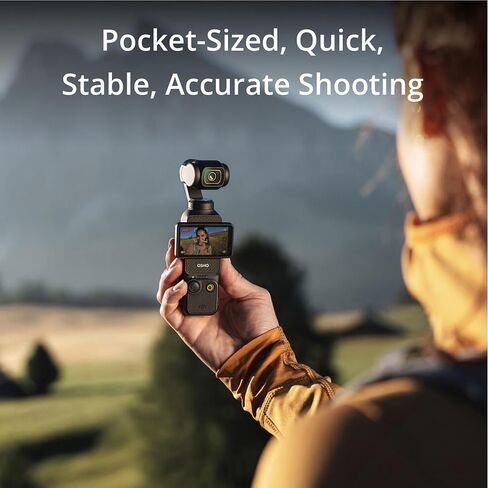 DJI Osmo Pocket 3 Vlog Combo, Vlogging Camera with 1'' CMOS & 4K/120fps for YouTube, Mic Mini Transmitter + Software and More (Vlogging Bundle) (Renewed) in Kuwait