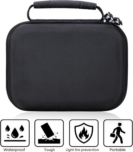 Case for FRESMOL Compressed Air Duster-3 Gear Adjustable 100000RPM, Travel Portable Hard Storage Bag(Case Only) (Black) in Kuwait