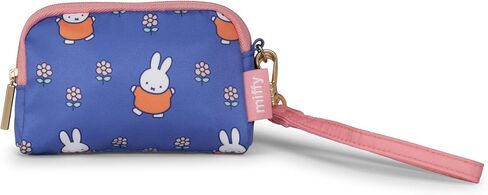 JuJuBe Miffy Flower Fields 3-Piece Makeup Bag Organizer Set, 3 Sizes (S/M/L) Nesting Travel Cosmetic & Toiletry Pouches, Zip Storage Wristlet Strap + Crossbody Strap, Diaper Bag & Carry-On Organizer in Kuwait