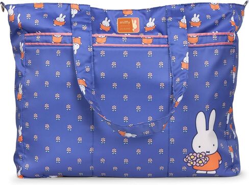 JuJuBe Miffy Flower Fields Large Laptop Tote Bag for Women, Lightweight Work Shoulder Bag with 8 Pockets for Office, Travel, School & Daily Essentials in Kuwait